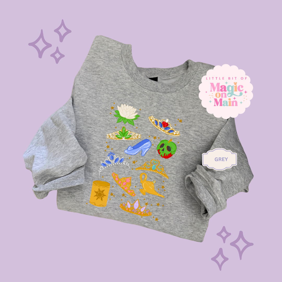 PRINTED PRINCESS ELEMENTS - TODDLER / YOUTH SWEATSHIRT 10050