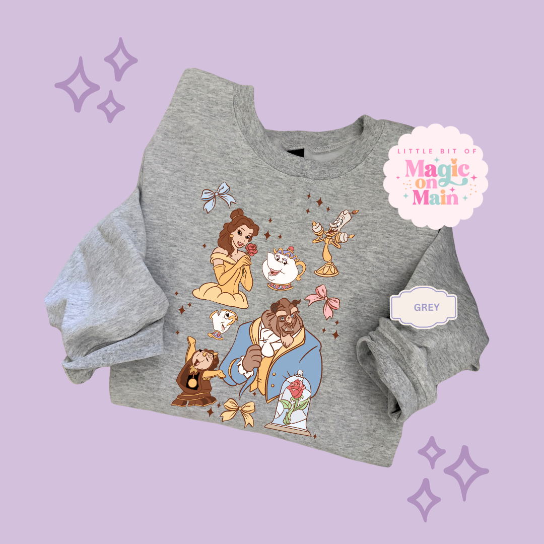 PRINTED BELLE - TODDLER / YOUTH SWEATSHIRT 10044