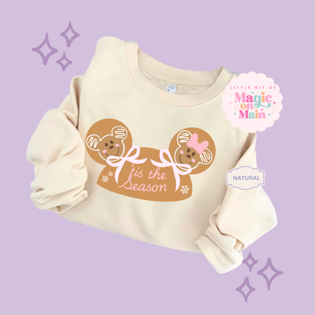 PRINTED GINGERBREAD HOLIDAY HAT - EXCLUSIVE TO MoM - TODDLER / YOUTH SWEATSHIRT