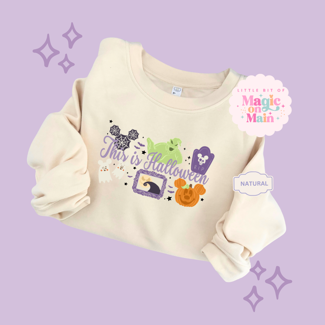 PRINTED THIS IS HALLOWEEN - EXCLUSIVE TO MoM - TODDLER / YOUTH SWEATSHIRT
