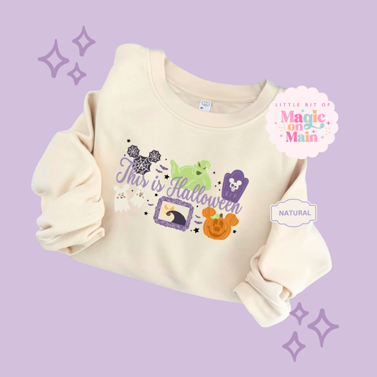 PRINTED THIS IS HALLOWEEN - EXCLUSIVE TO MoM - TODDLER / YOUTH SWEATSHIRT