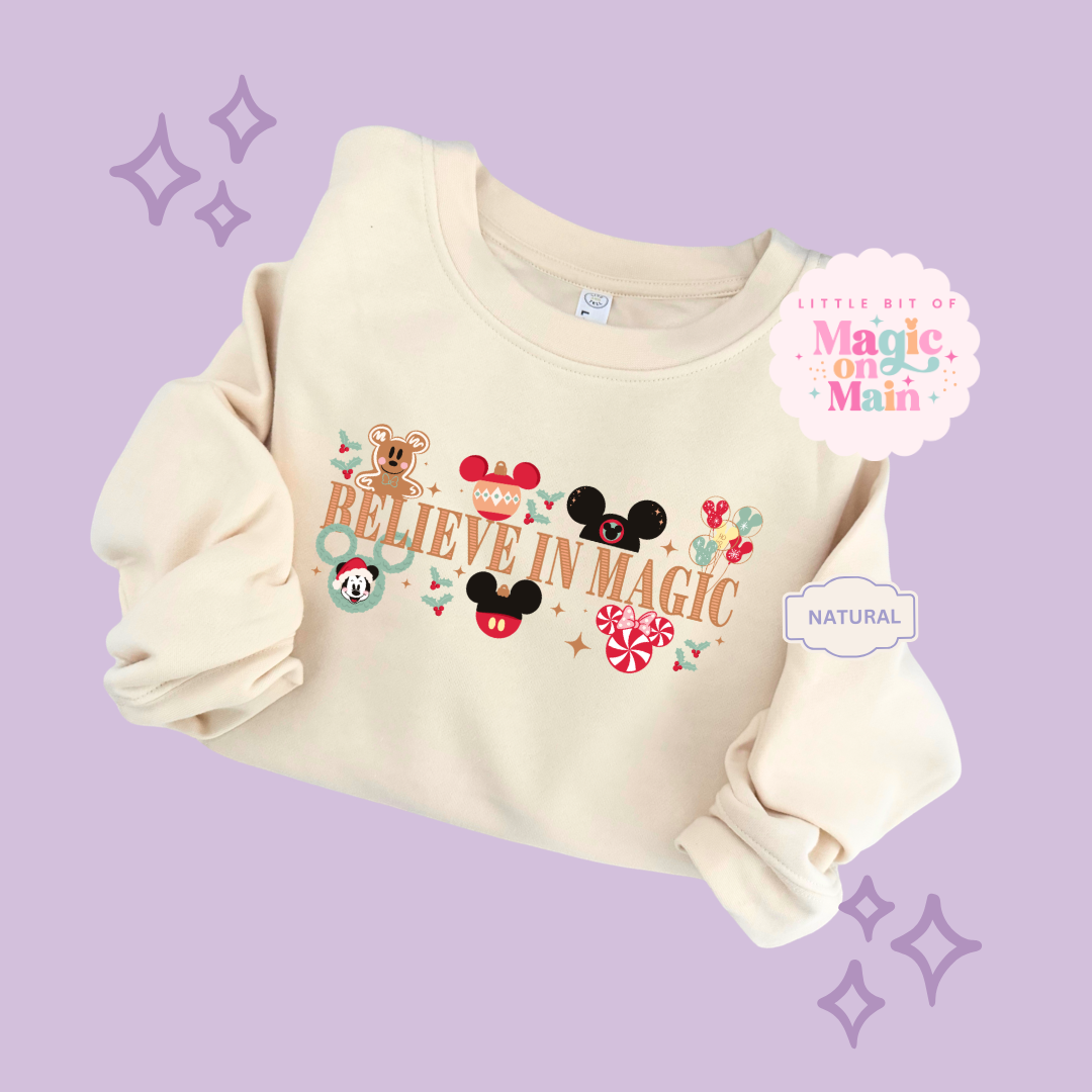 PRINTED BELIEVE IN MAGIC - EXCLUSIVE TO MoM - TODDLER / YOUTH SWEATSHIRT