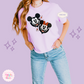 EMBROIDERED VAMPIRES - WOMENS BOXY T-SHIRT