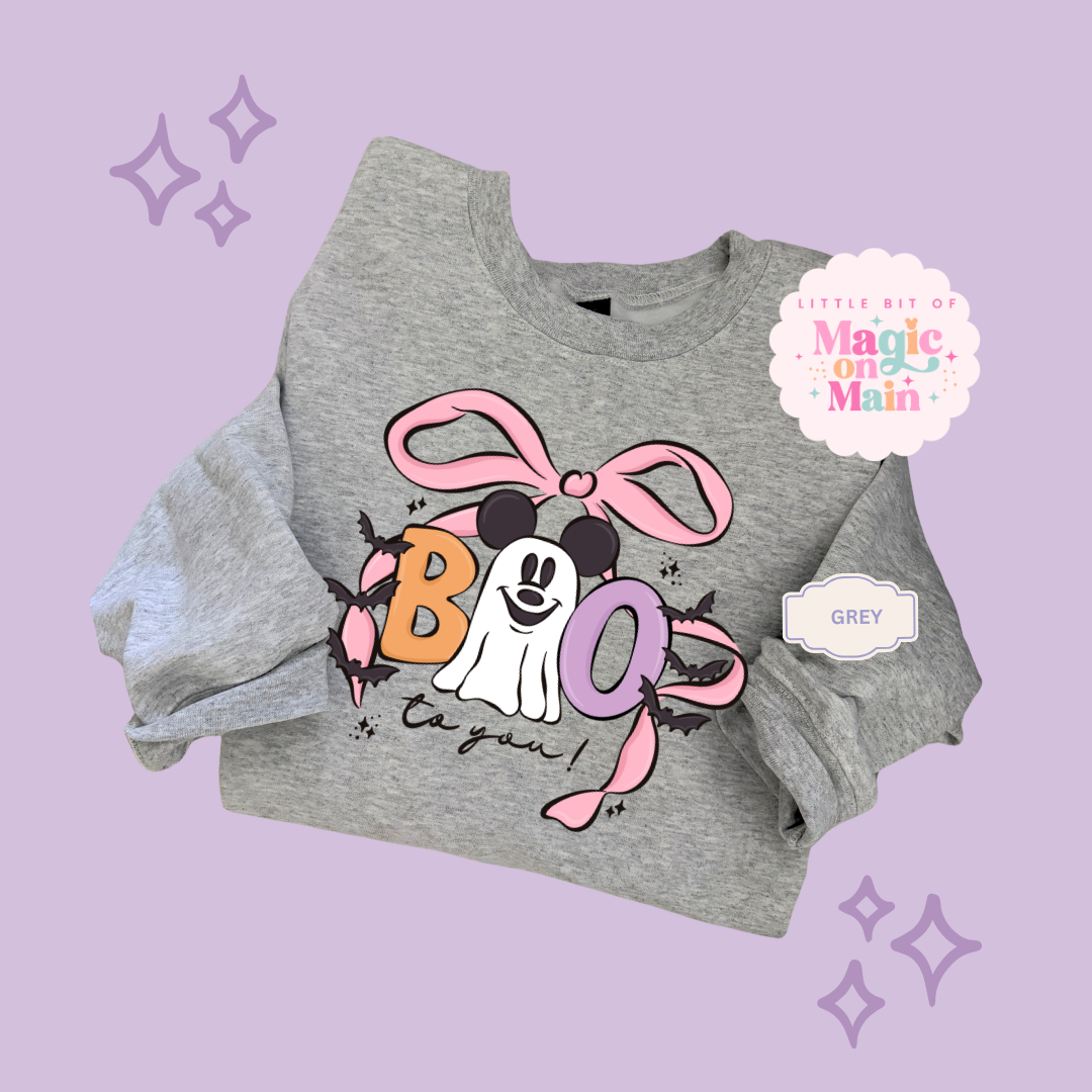 PRINTED BOO - TODDLER / YOUTH SWEATSHIRT 10061