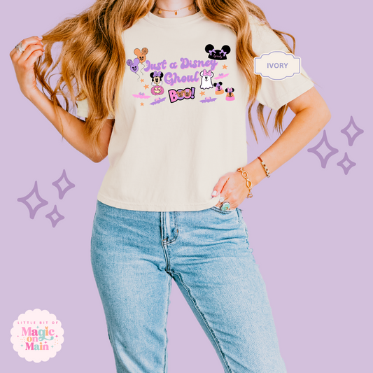 PRINTED JUST A GHOUL ELEMENTS - EXCLUSIVE TO MoM - WOMENS BOXY T-SHIRT