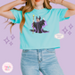 PRINTED MALEFICENT MINNIE - WOMENS BOXY T-SHIRT