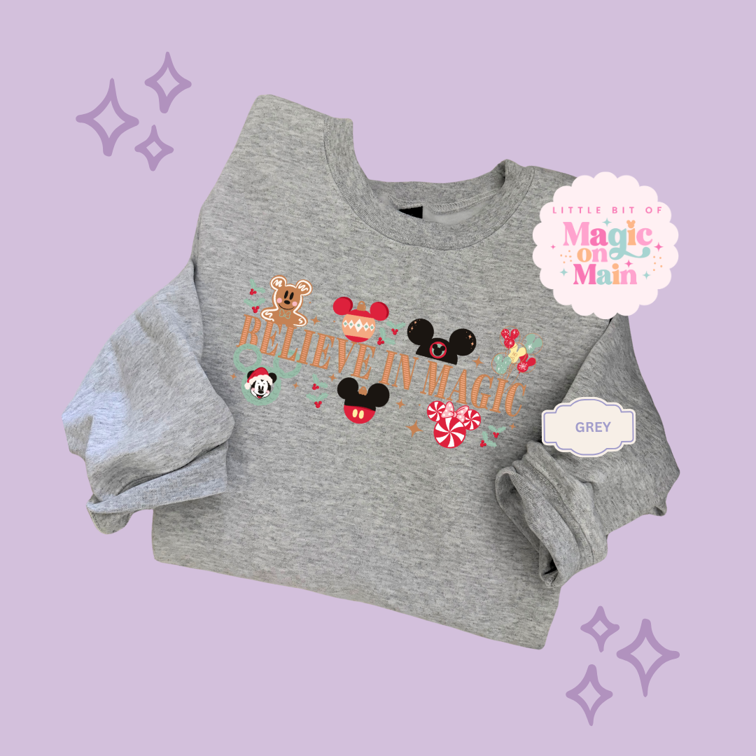 PRINTED BELIEVE IN MAGIC - EXCLUSIVE TO MoM - TODDLER / YOUTH SWEATSHIRT