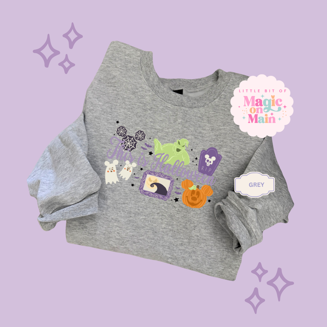 PRINTED THIS IS HALLOWEEN - EXCLUSIVE TO MoM - TODDLER / YOUTH SWEATSHIRT