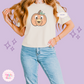 PRINTED ORANGE BIRD PUMPKIN - WOMENS BOXY T-SHIRT