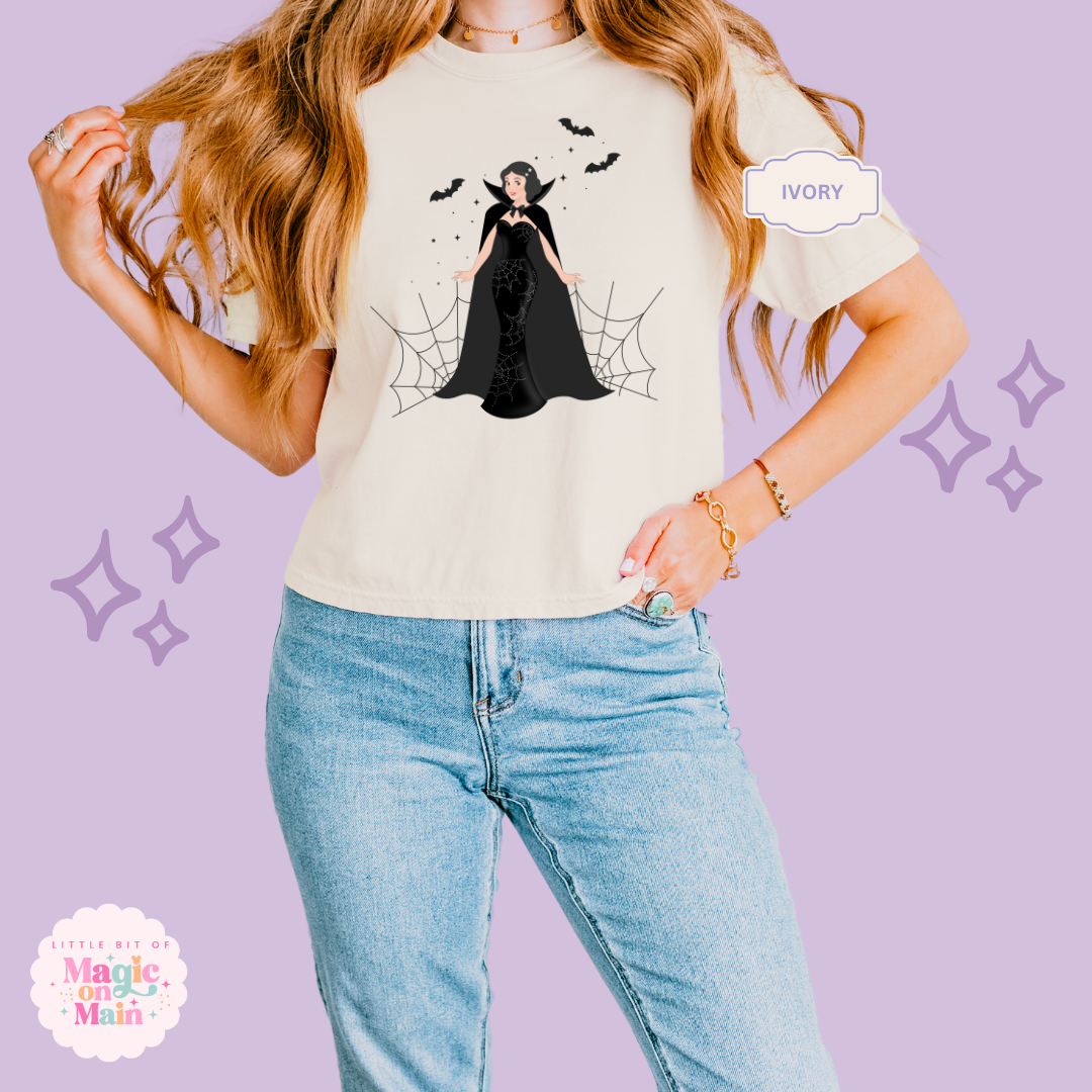 PRINTED SNOW WHITE - WOMENS BOXY T-SHIRT