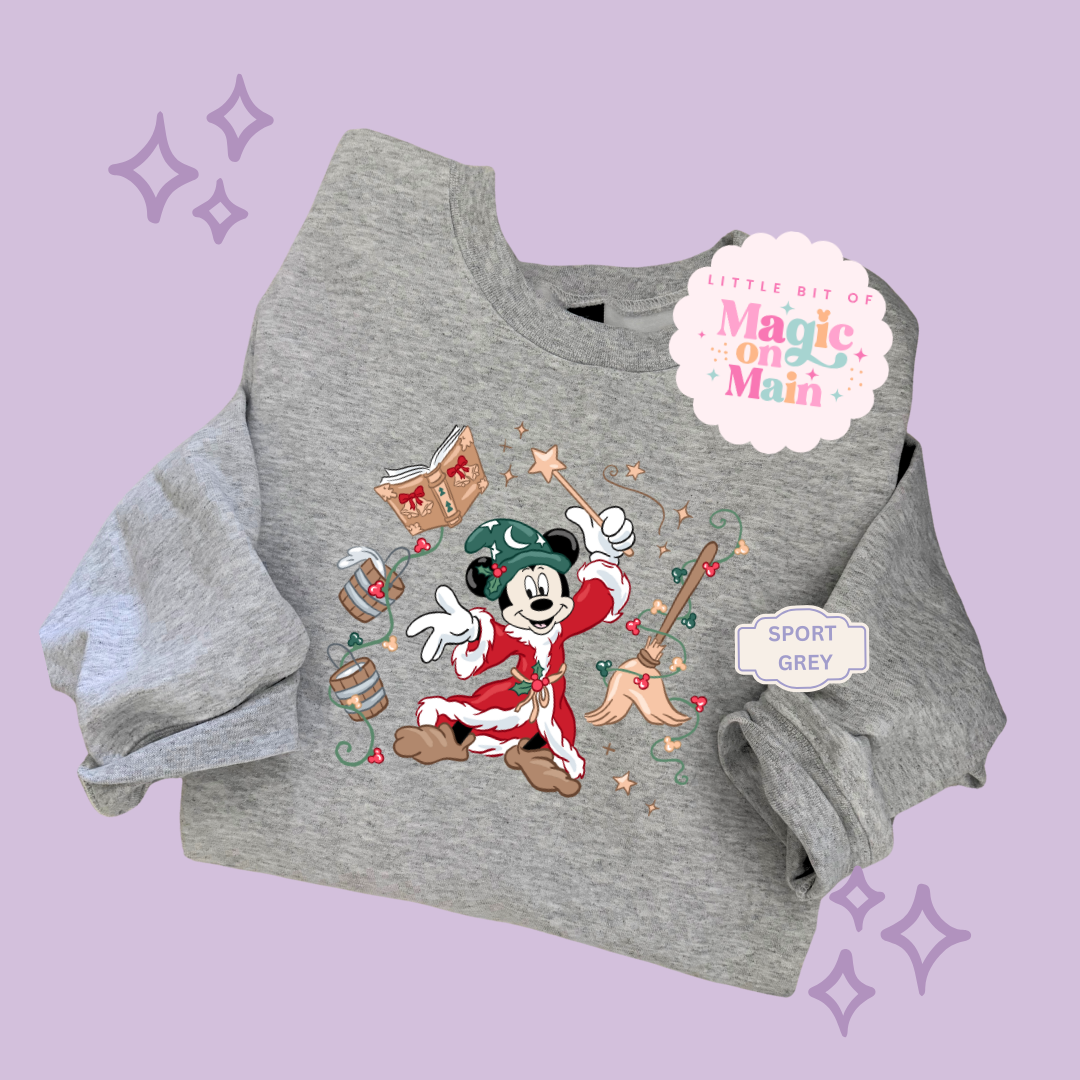 PRINTED CHRISTMAS SORCERER - TODDLER / YOUTH SWEATSHIRT