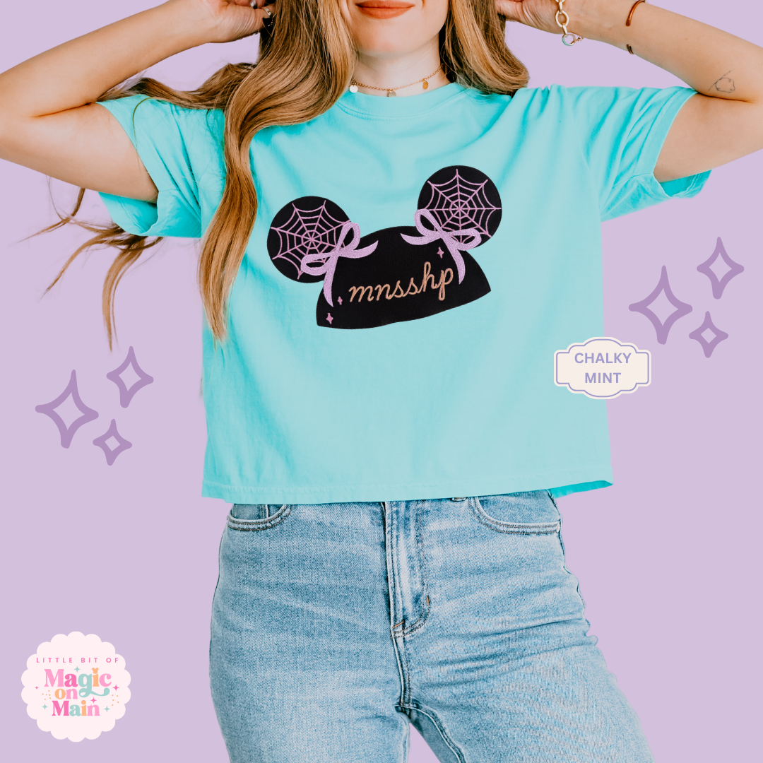 EMBROIDERED HALLOWEEN PARTY HAT - EXCLUSIVE TO MOM - WOMENS BOXY T-SHIRT