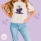 PRINTED MALEFICENT DAISY - WOMENS BOXY T-SHIRT