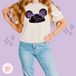 PRINTED JUST A GHOUL HAT - EXCLUSIVE TO MoM - WOMENS BOXY T-SHIRT