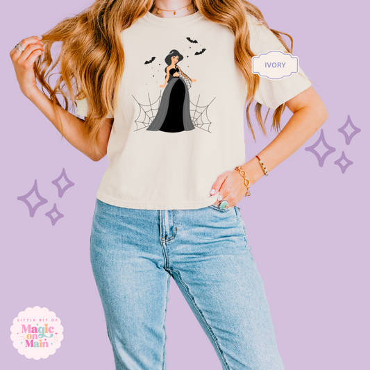 PRINTED SPOOKY JASMINE - WOMENS BOXY T-SHIRT