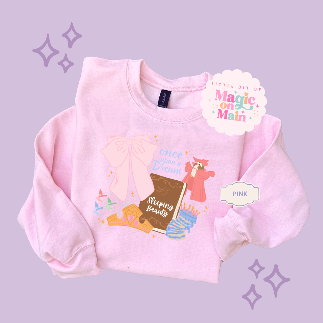 PRINTED ONCE UPON A DREAM - EXCLUSIVE TO MoM - TODDLER / YOUTH SWEATSHIRT 10048