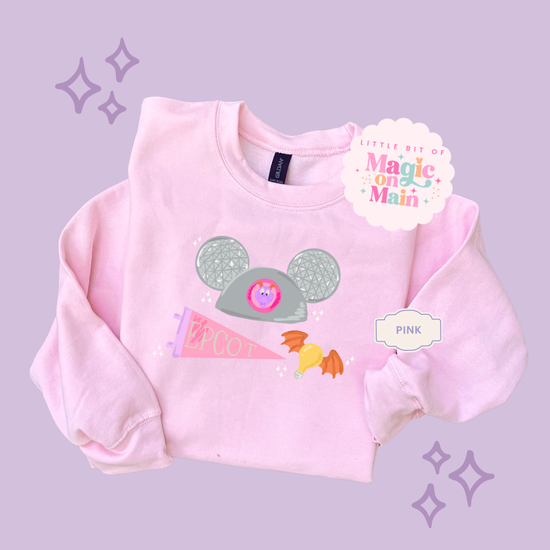 PRINTED EPCOT GIRLIE - EXCLUSIVE TO MoM - TODDLER / YOUTH SWEATSHIRT 10042