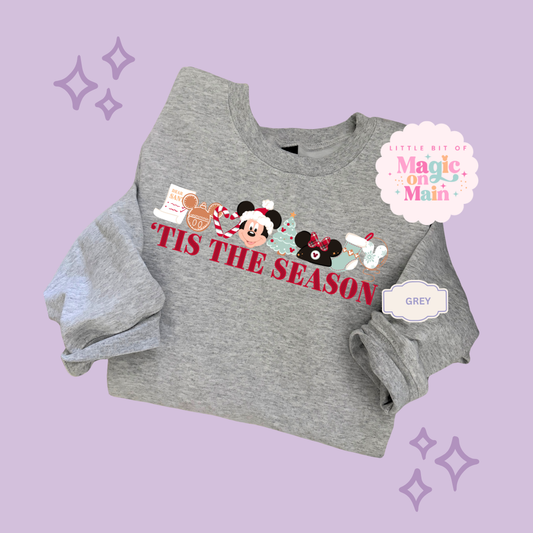 PRINTED TIS THE SEASON - EXCLUSIVE TO MoM - TODDLER / YOUTH SWEATSHIRT