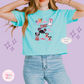 EMBROIDERED SPOOKY ELEMENTS - EXCLUSIVE TO MOM - WOMENS BOXY T-SHIRT