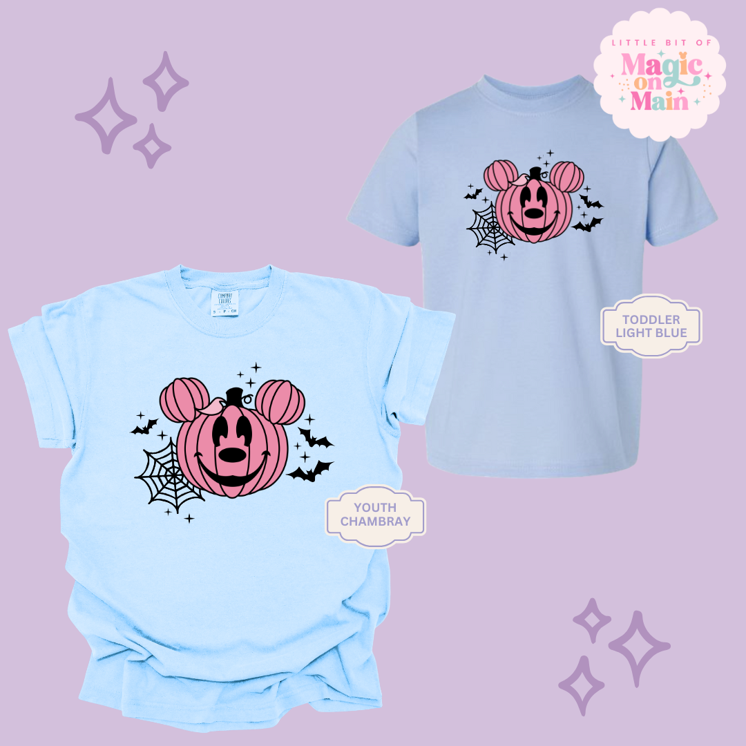 PRINTED PINK PUMPKIN - EXCLUSIVE TO MoM - YOUTH/TODDLER