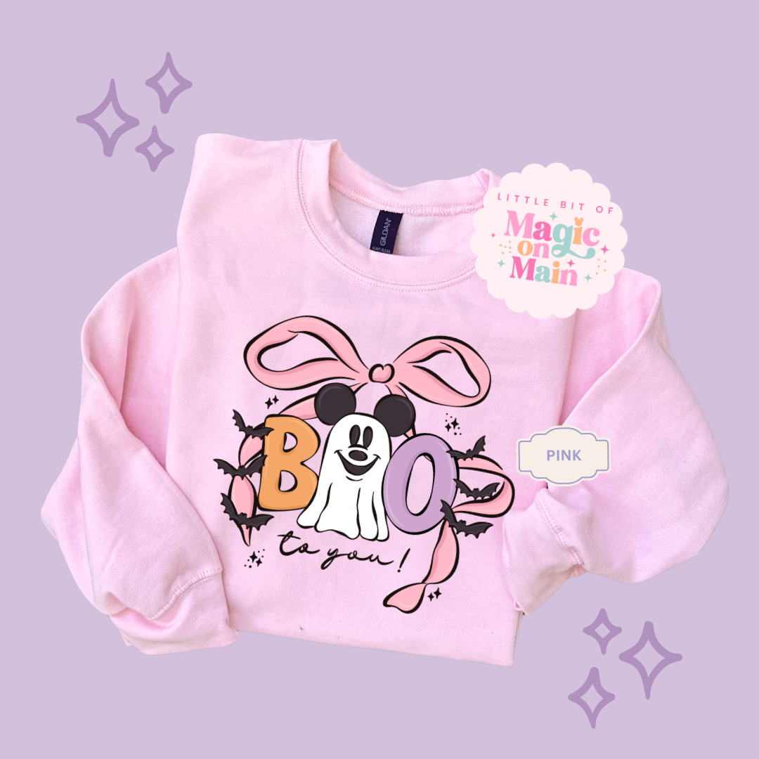 PRINTED BOO - TODDLER / YOUTH SWEATSHIRT 10061