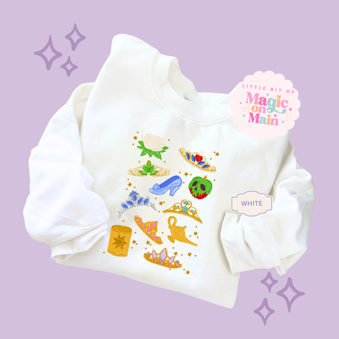 PRINTED PRINCESS ELEMENTS - TODDLER / YOUTH SWEATSHIRT 10050
