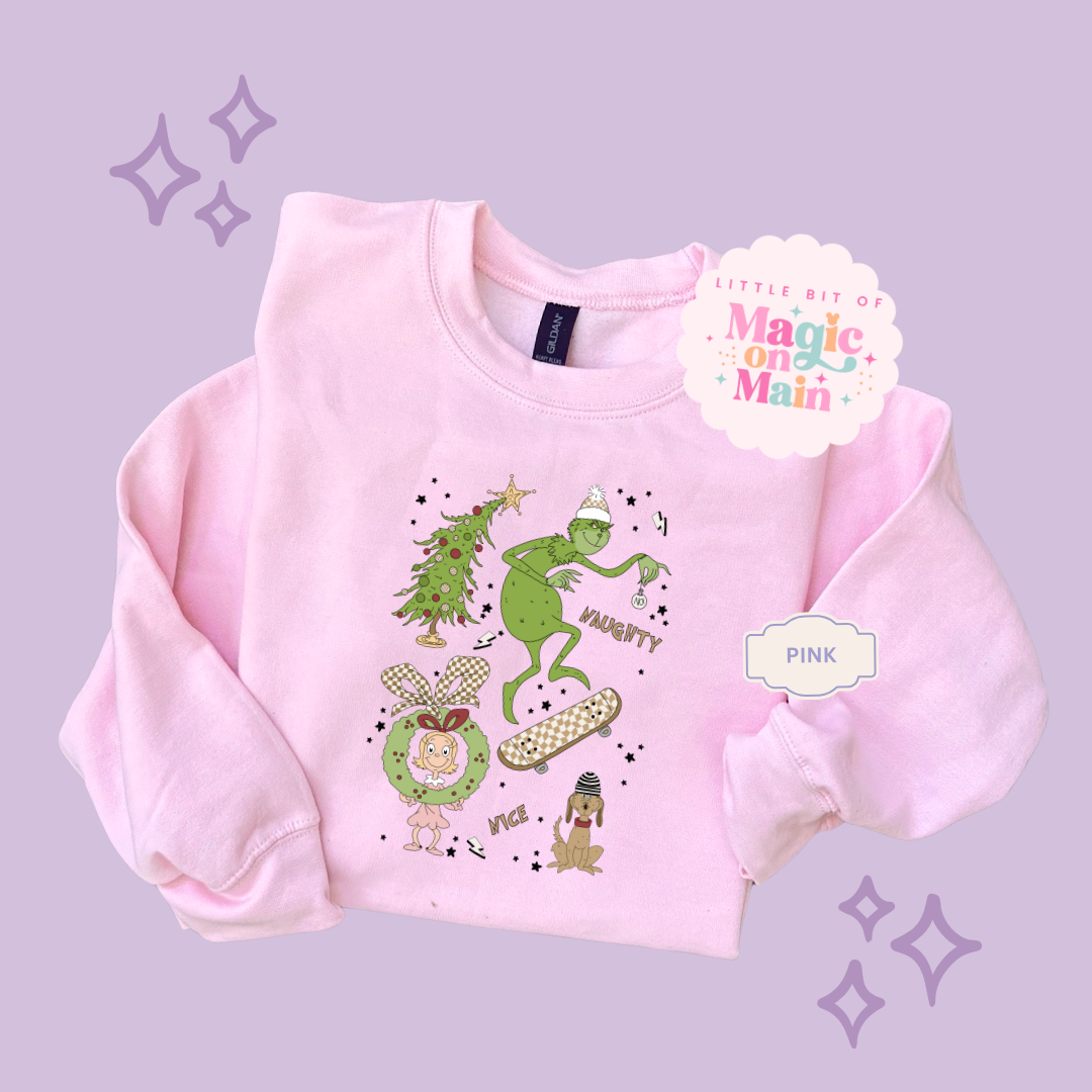 PRINTED MAX AND FRIENDS - EXCLUSIVE TO MoM - TODDLER / YOUTH SWEATSHIRT