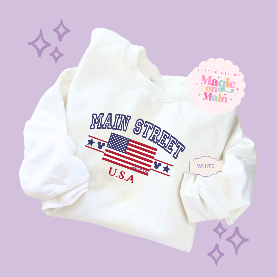 PRINTED MAIN STREET USA - EXCLUSIVE TO MoM - TODDLER / YOUTH SWEATSHIRT 10063