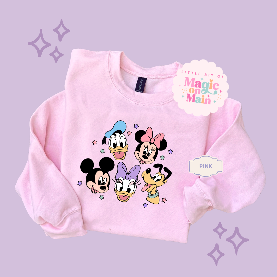 PRINTED MCKY AND FRIENDS - TODDLER / YOUTH SWEATSHIRT