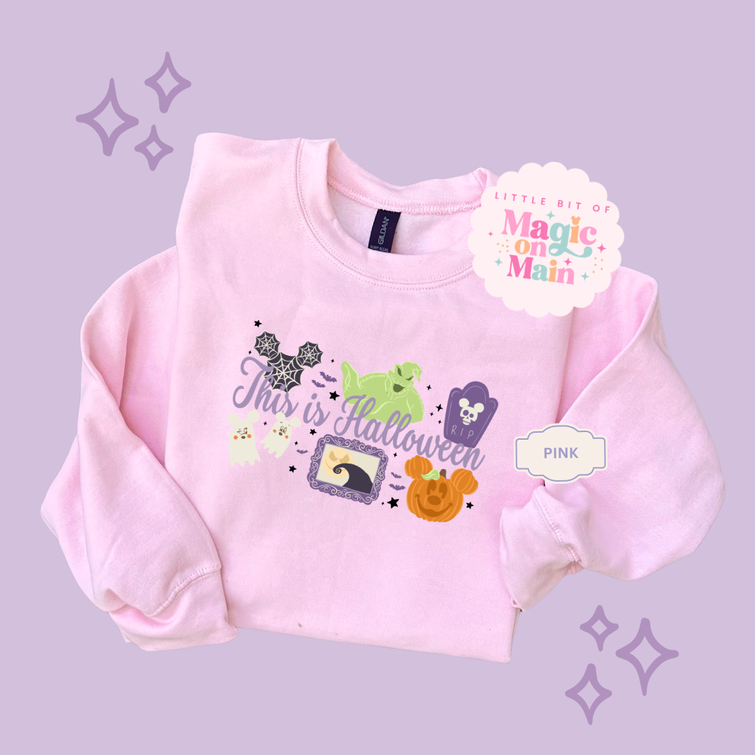 PRINTED THIS IS HALLOWEEN - EXCLUSIVE TO MoM - TODDLER / YOUTH SWEATSHIRT