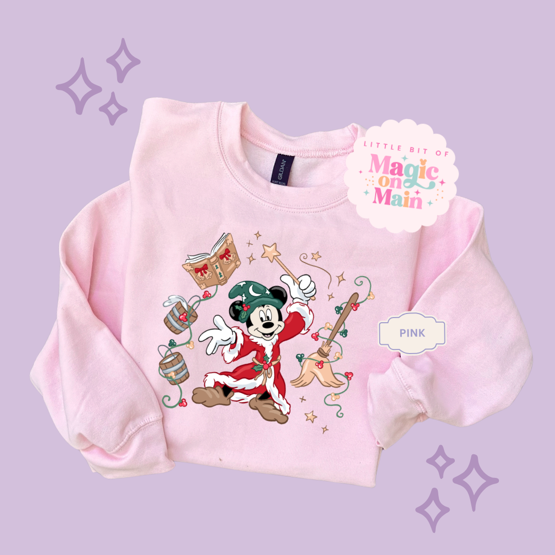PRINTED CHRISTMAS SORCERER - TODDLER / YOUTH SWEATSHIRT