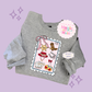 PRINTED GIRLIE POP STAMP - TODDLER / YOUTH SWEATSHIRT 10002