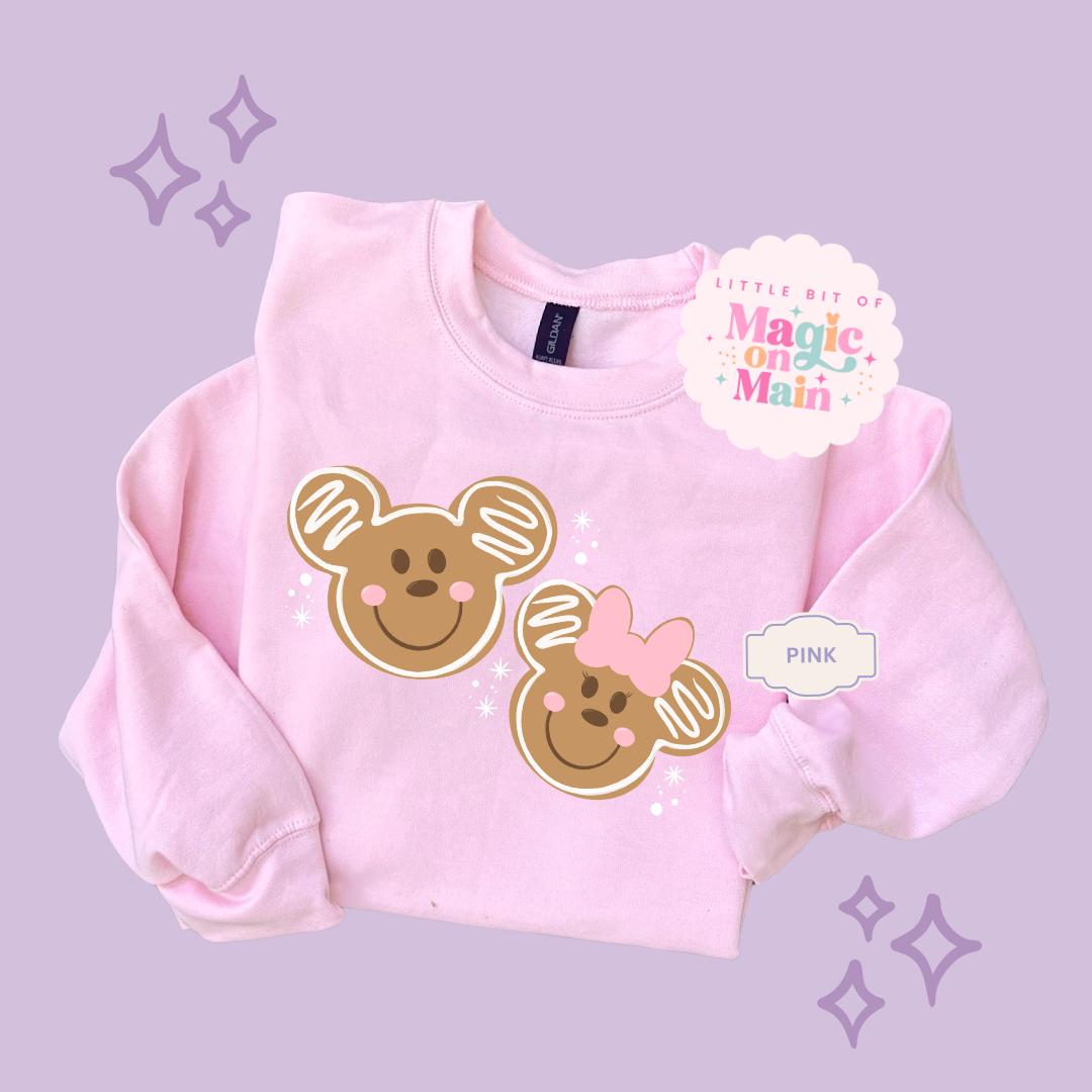 PRINTED GINGERBREAD - EXCLUSIVE TO MoM - TODDLER / YOUTH SWEATSHIRT