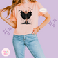 PRINTED SNOW POCAHONTAS - WOMENS BOXY T-SHIRT