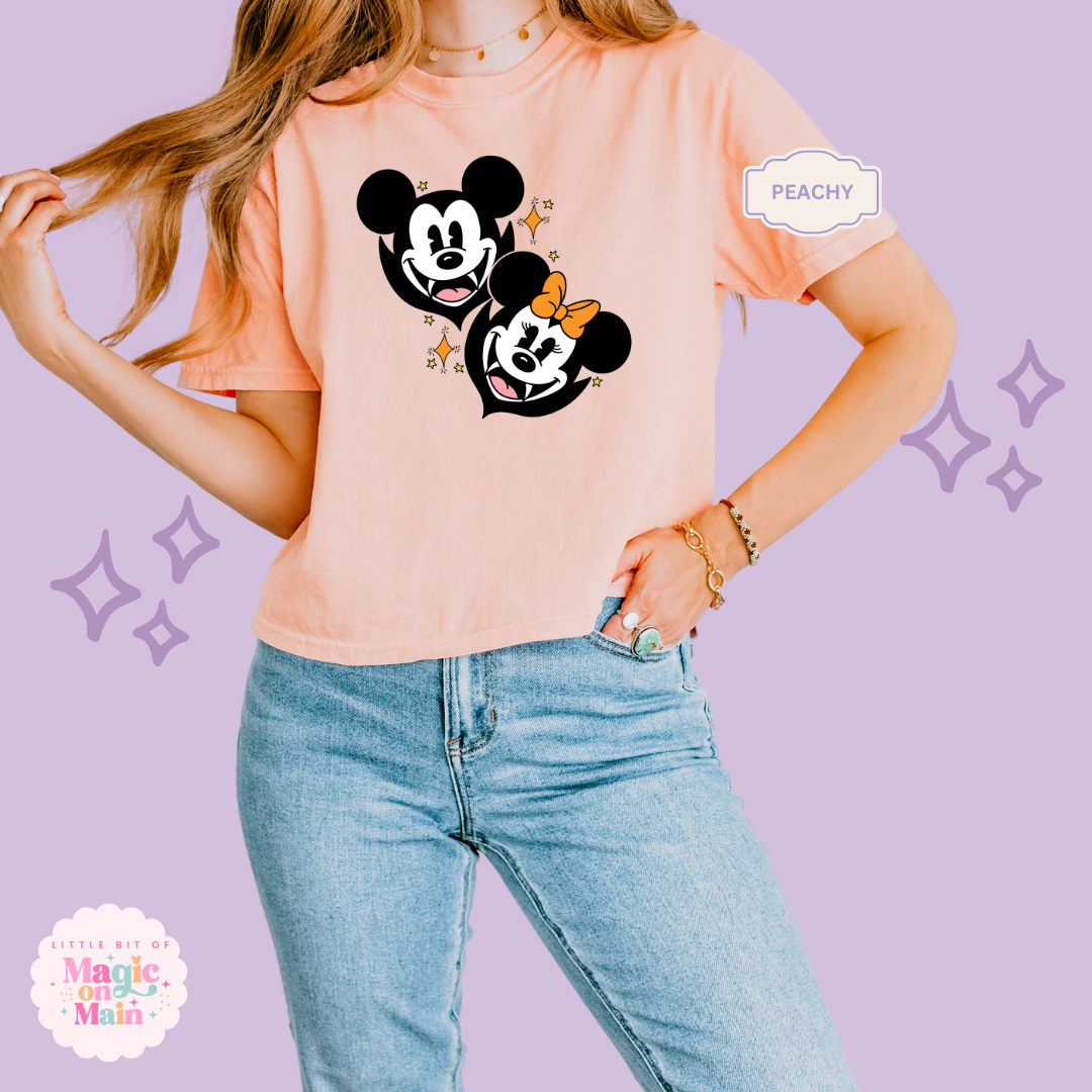 PRINTED VAMPIRES - WOMENS BOXY T-SHIRT