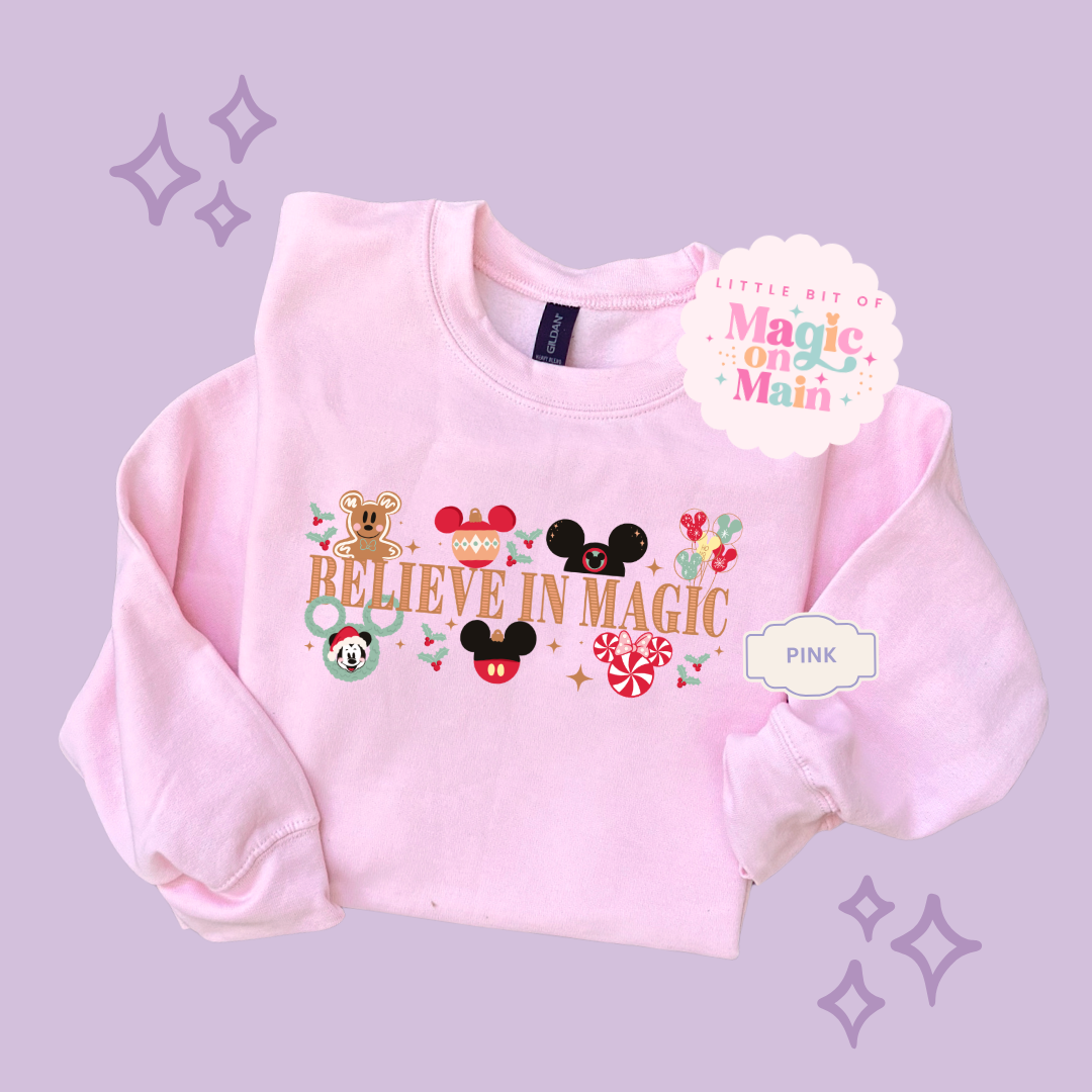 PRINTED BELIEVE IN MAGIC - EXCLUSIVE TO MoM - TODDLER / YOUTH SWEATSHIRT
