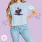 PRINTED MALEFICENT MINNIE - WOMENS BOXY T-SHIRT