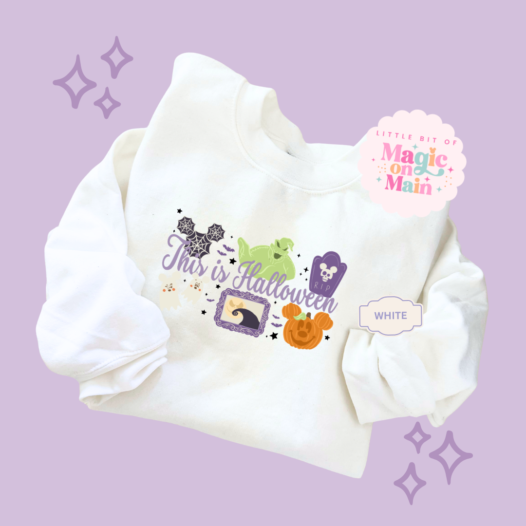 PRINTED THIS IS HALLOWEEN - EXCLUSIVE TO MoM - TODDLER / YOUTH SWEATSHIRT