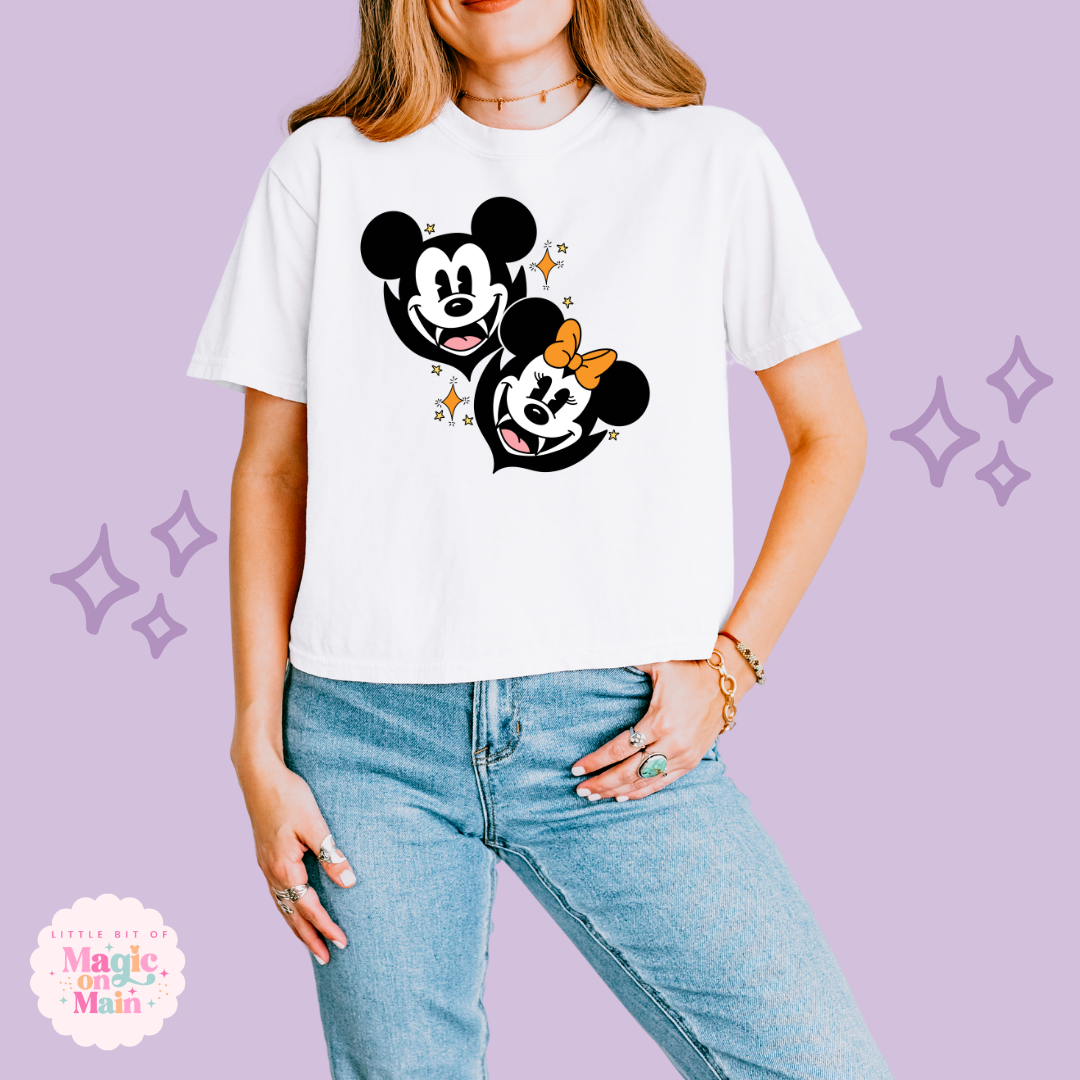 PRINTED VAMPIRES - WOMENS BOXY T-SHIRT
