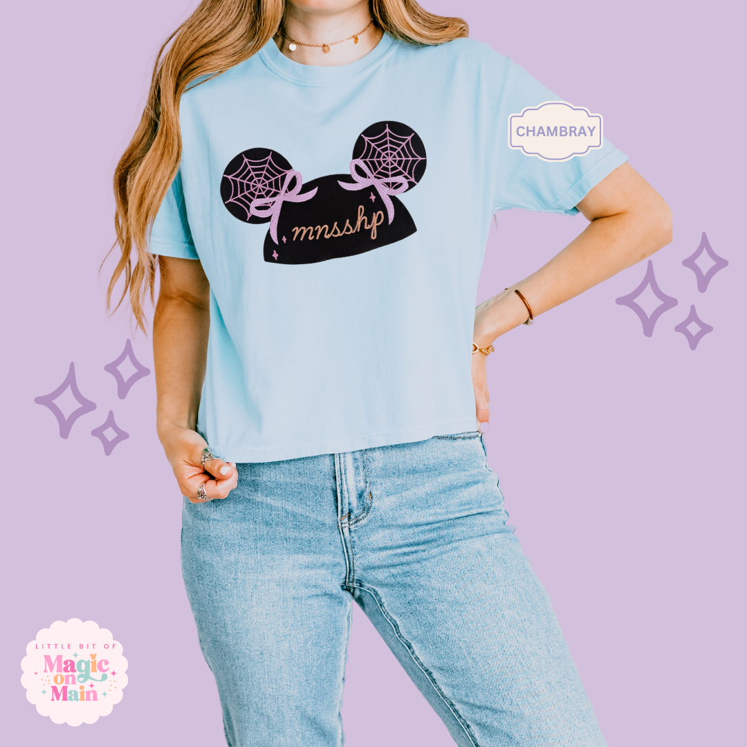 EMBROIDERED HALLOWEEN PARTY HAT - EXCLUSIVE TO MOM - WOMENS BOXY T-SHIRT
