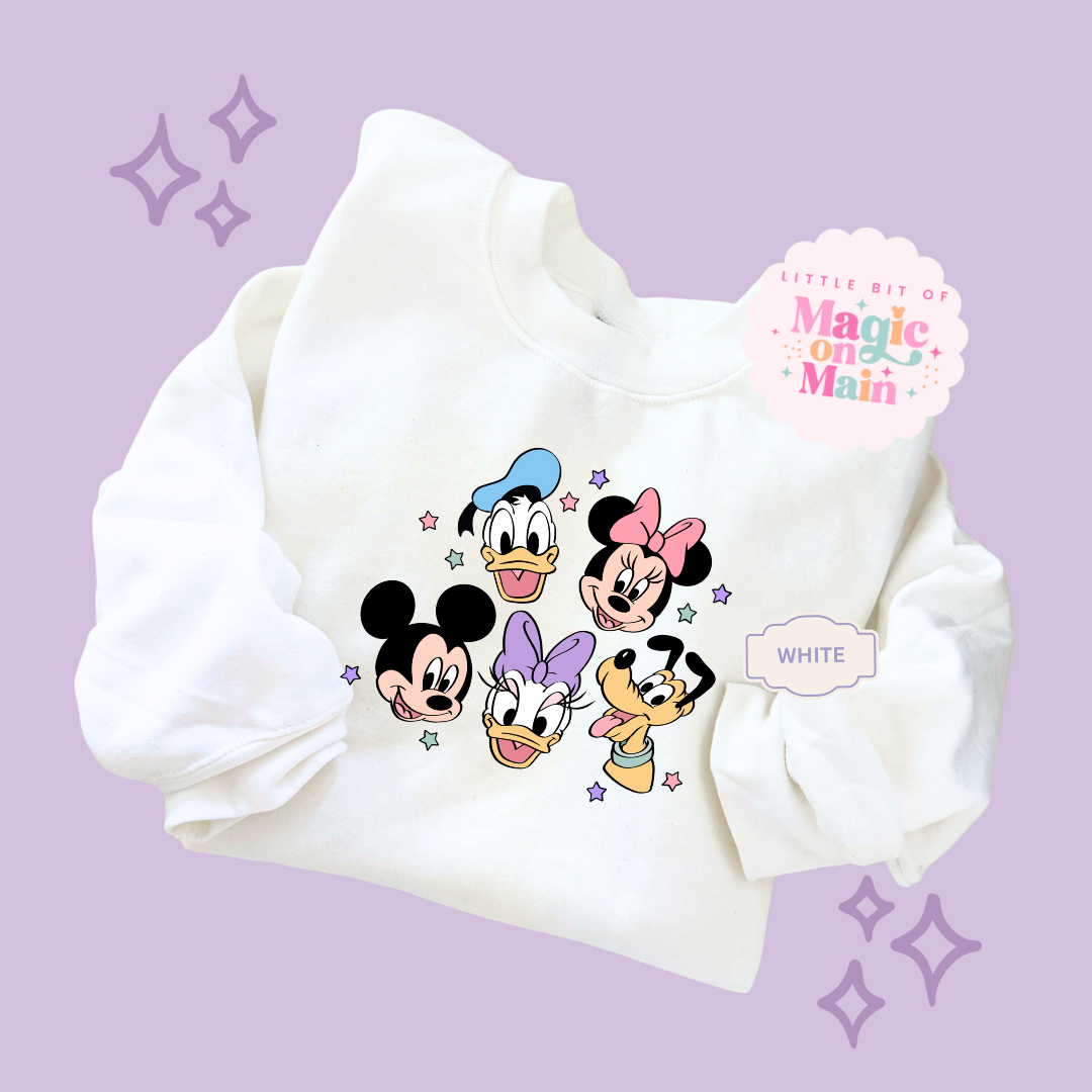 PRINTED MCKY AND FRIENDS - TODDLER / YOUTH SWEATSHIRT