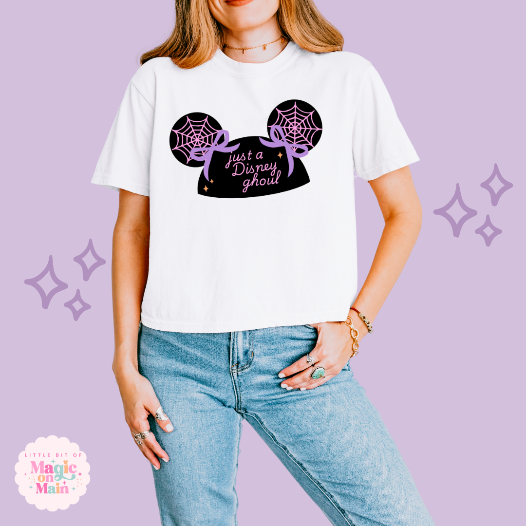 PRINTED JUST A GHOUL HAT - EXCLUSIVE TO MoM - WOMENS BOXY T-SHIRT