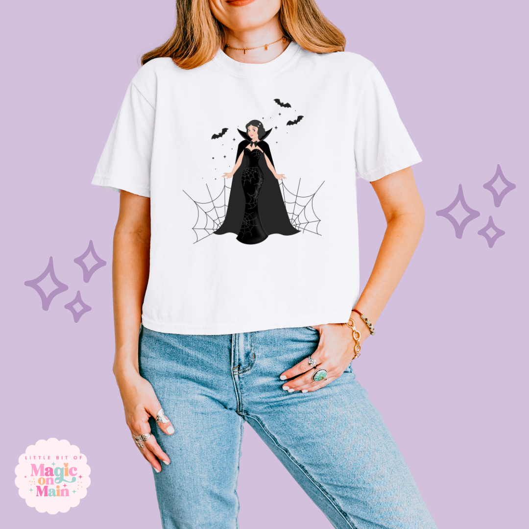 PRINTED SNOW WHITE - WOMENS BOXY T-SHIRT