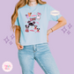 EMBROIDERED SPOOKY ELEMENTS - EXCLUSIVE TO MOM - WOMENS BOXY T-SHIRT