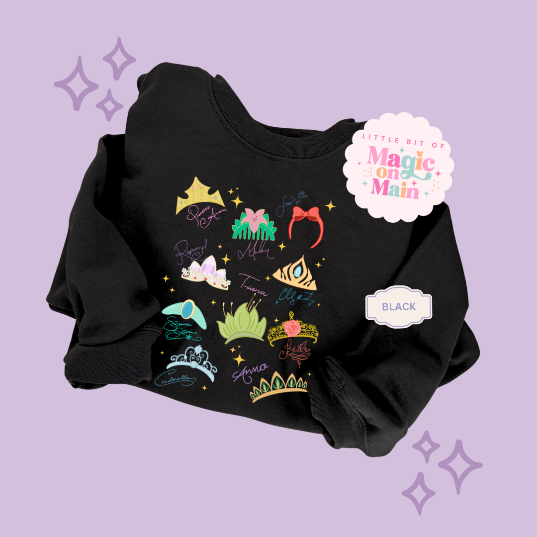 PRINTED CROWNS - TODDLER / YOUTH SWEATSHIRT 10045