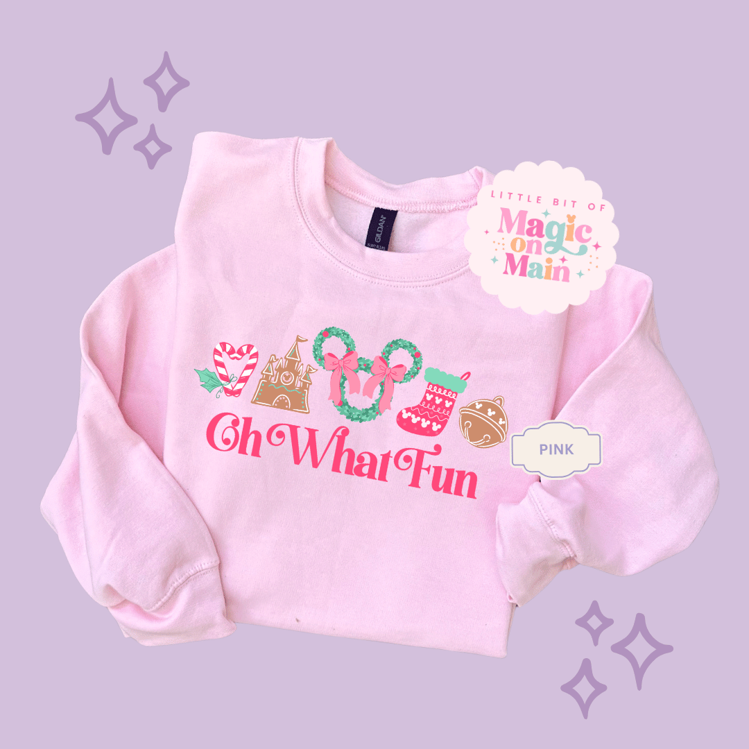 PRINTED OH WHAT FUN - EXCLUSIVE TO MoM - TODDLER / YOUTH SWEATSHIRT