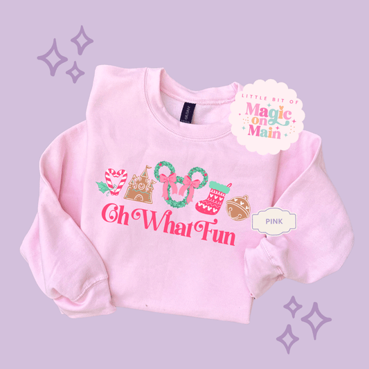 PRINTED OH WHAT FUN - EXCLUSIVE TO MoM - TODDLER / YOUTH SWEATSHIRT