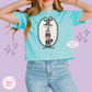 PRINTED LOCK SHOCK BARREL - WOMENS BOXY T-SHIRT