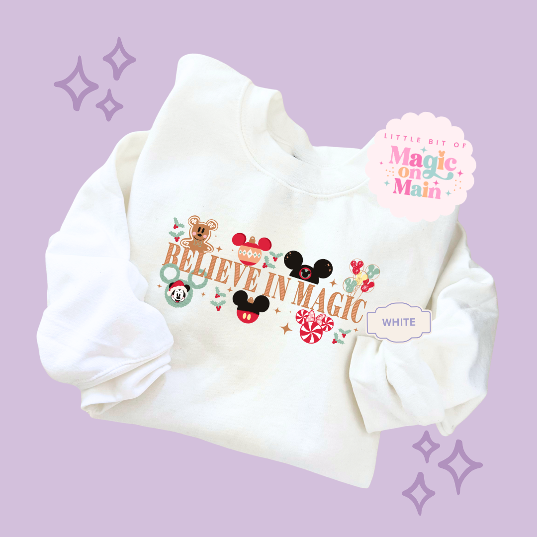PRINTED BELIEVE IN MAGIC - EXCLUSIVE TO MoM - TODDLER / YOUTH SWEATSHIRT