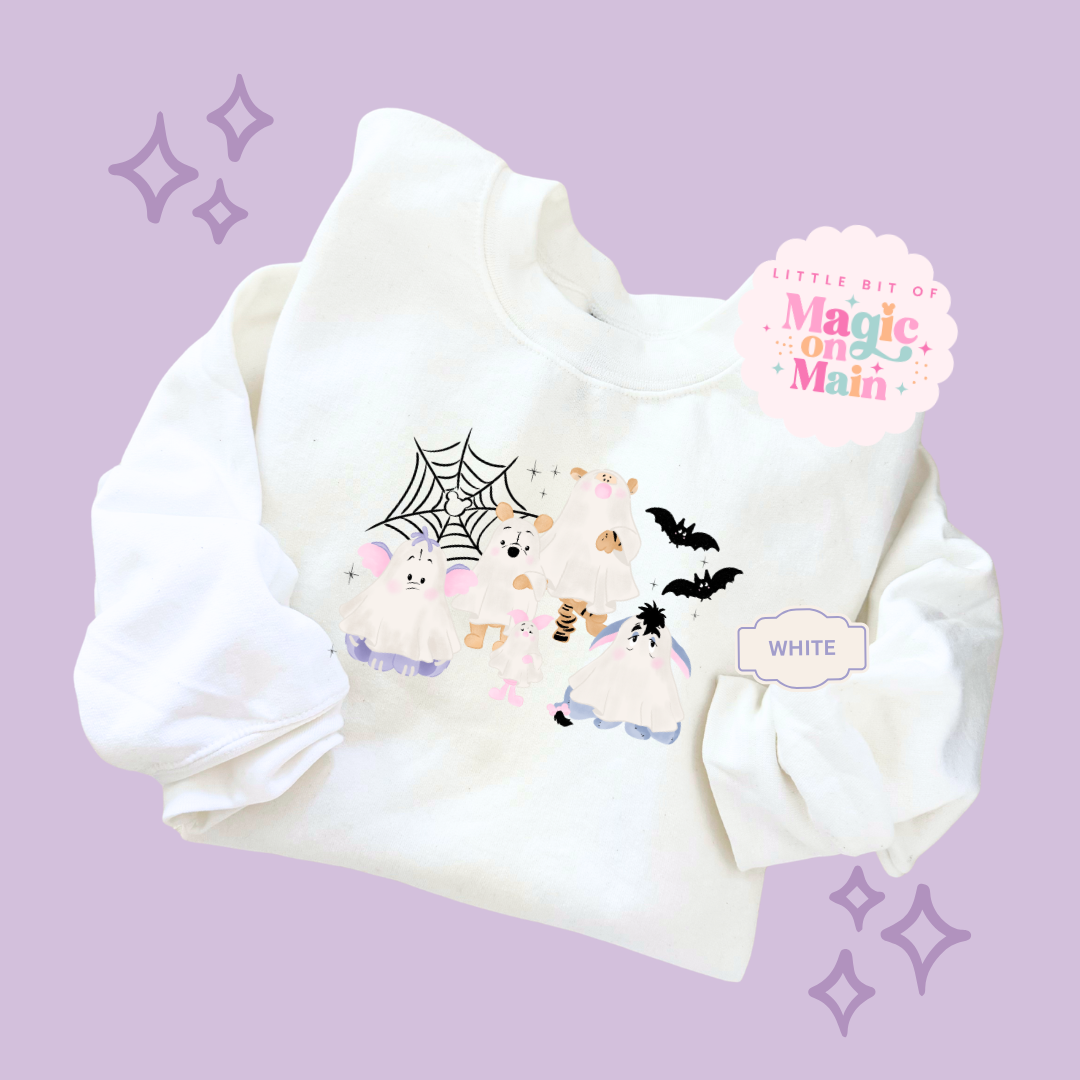 PRINTED WINNIE THE BOO- EXCLUSIVE TO MoM - TODDLER / YOUTH SWEATSHIRT
